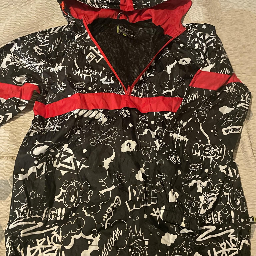 Kids Graphic Black and Red Jacket
